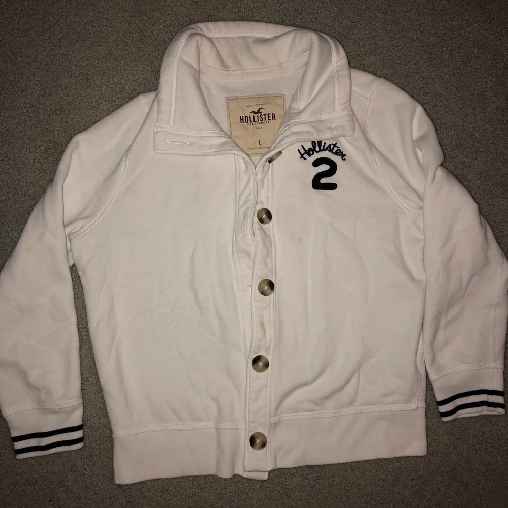 White Hollister jacket